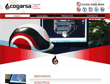 Tablet Screenshot of cogarsa.com